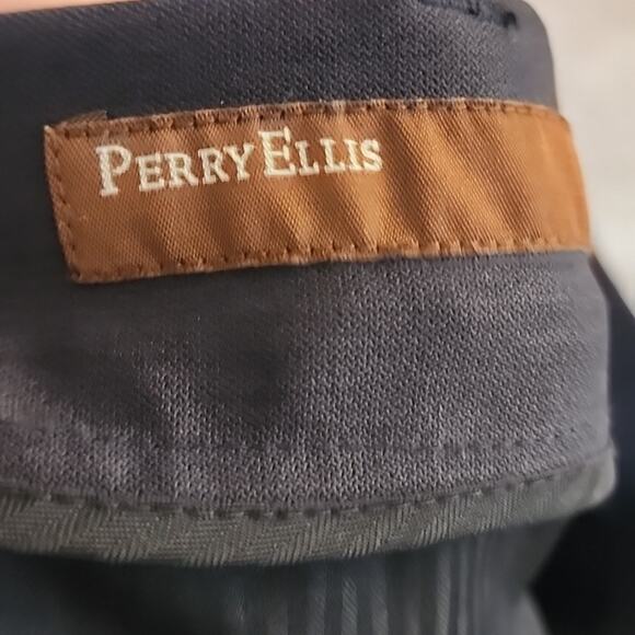 Perry Ellis 38x30 Mens Dark Charcoal Dress Pants - Picture 9 of 9